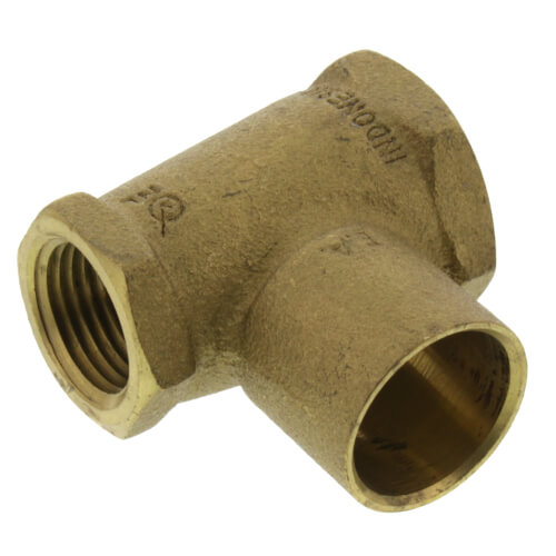 3/4" x 1/2" x 3/4" FxFxC Tee (Lead Free)