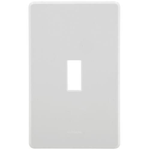 Main product image of Fassada 1 Gang Wall Plate for Traditional Style Dimmers or Switches, FG-1-WH, White