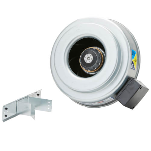 FG Series Round Inline Exhaust Fan, 10" Duct (513 CFM)