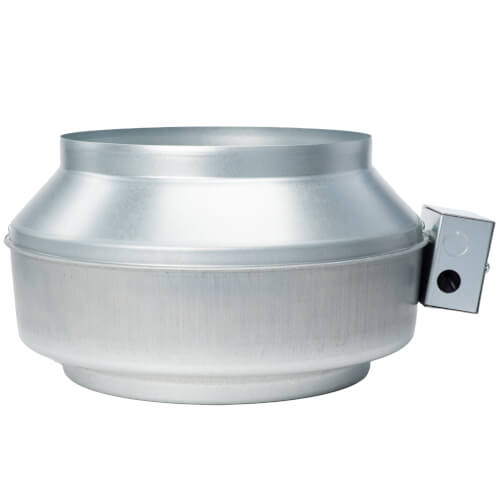 FG Series Round Inline Exhaust Fan, 12" Duct, EC Motor (805 CFM)