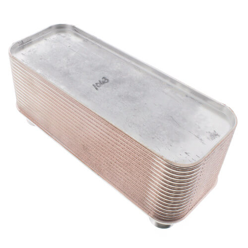 Main product image of 30 Plate, 3/4" Thread, 15 GPM Heat Exchanger (3" x 8")