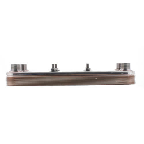 Main product image of 10 Plate, 3/4" Thread, 20 GPM Heat Exchanger (5" x 12")