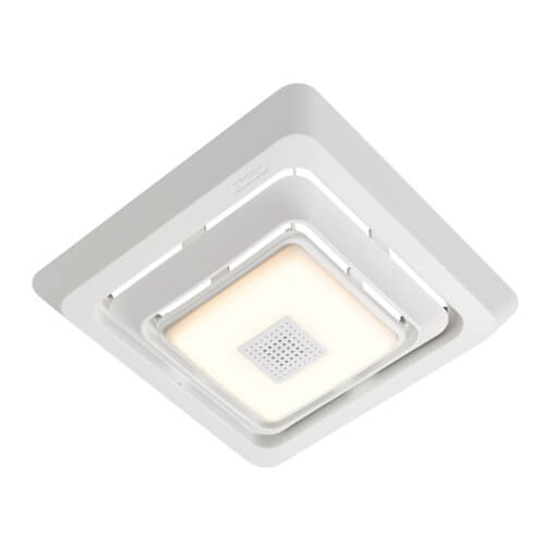 FG800SPKS Broan FG800SPKS Sensonic Quick Install Vent Fan Grille w/ LED Light & Speaker