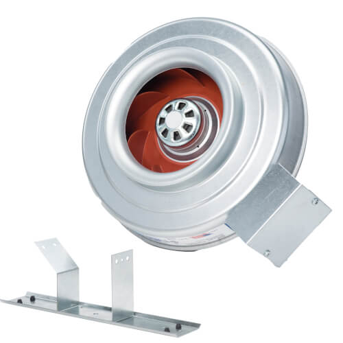 FG Series Round Inline Exhaust Fan, 8" Duct, EC Motor (428 CFM)