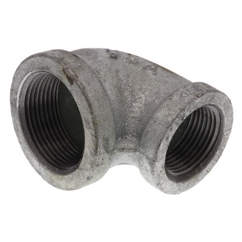 1-1/4" x 1" Galv 90-Degree Elbow