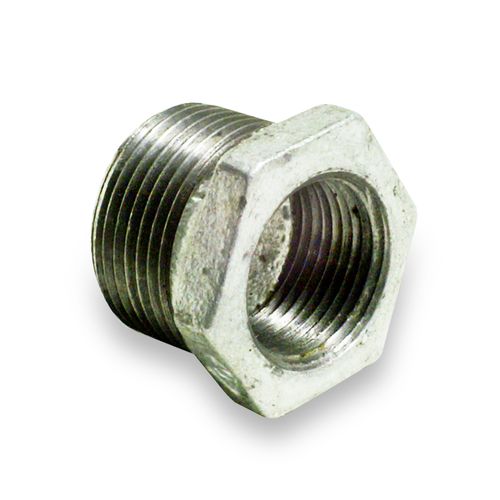 Main product image of 1-1/2" x 1/2" Galv Hexagon Bushing, Class 150