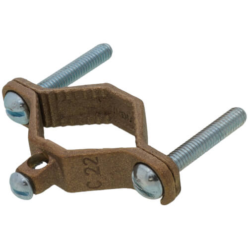 Main product image of 3/4", 1", 1-1/4" TracPipe and 1-1/4", 1-1/2", 2" IPS Brass Bonding Clamp