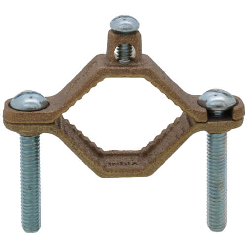 Main product image of 3/4", 1", 1-1/4" TracPipe and 1-1/4", 1-1/2", 2" IPS Brass Bonding Clamp