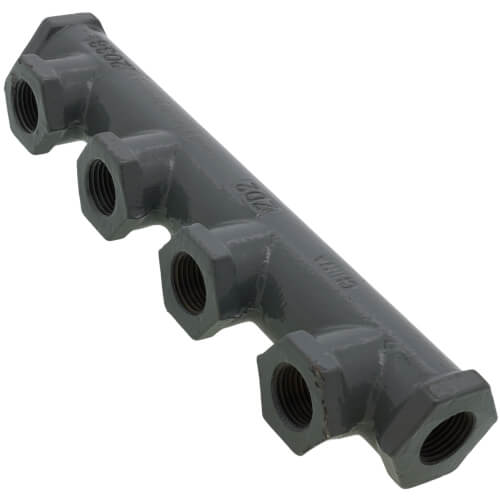 Main product image of 4 port, 3/4" X 1/2" Female, with 1/2" Female Ports, Poly Coated Manifold