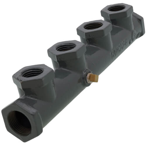 Main product image of 4 port, 3/4" X 1/2" Female, with 1/2" Female Ports, Poly Coated Manifold