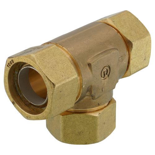 Main product image of 1" Tracpipe Brass AutoFlare Tee