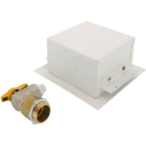 Main product image of 3/4" AutoFlare Metal Wallbox with Valve