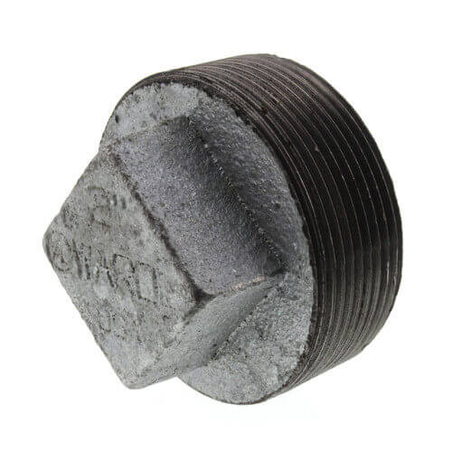 2-1/2" Galv Regular Cored Plug