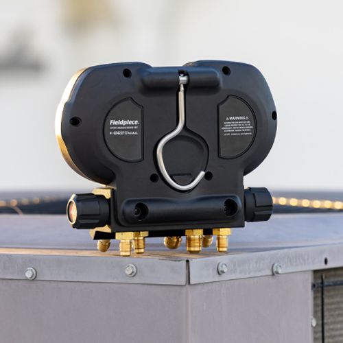 Main product image of GS434F, 4-Port Analog Gauge Set Manifold, (R134A, R404A, R407C, R448A)