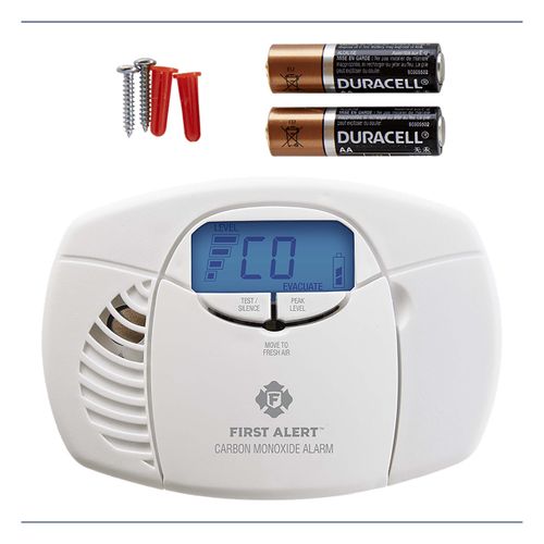 Main product image of Battery-Operated Carbon Monoxide Alarm w/ Backlit Digital Display