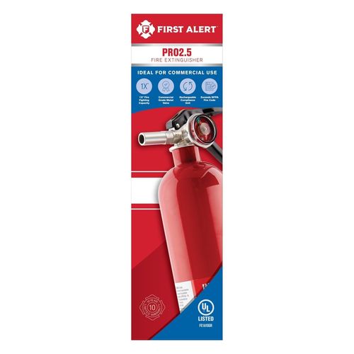 Main product image of PRO2-5 Rechargeable Fire Extinguisher-1-A:10-B:C (Red)