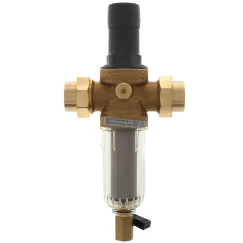 3/4" Threaded FK06 Pressure Reducing Valve (PRV) with Sediment Filter Combination (Lead Free)
