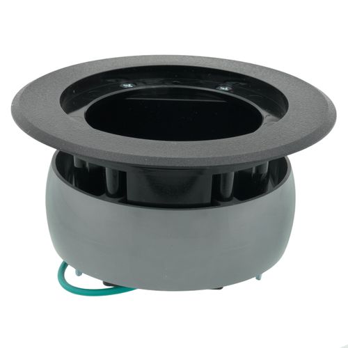 Main product image of InBox Non-Metallic Floor Box Cover Kit w/ Low-Voltage Divider (Black)