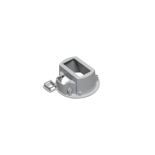 Main product image of InBox Metallic Floor Box Cover Kit w/ Low-Voltage Divider (Nickel-Plated Brass)