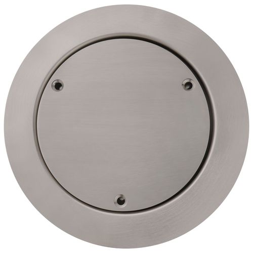 Main product image of InBox Metallic Recessed Floor Box Cover Kit w/ Low Voltage Divider (Nickel-Plated Brass)