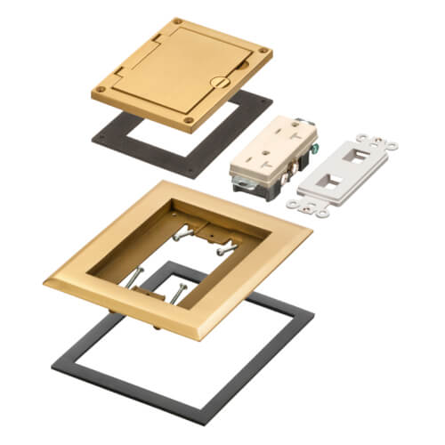 FLBC8510MB Arlington FLBC8510MB 1Gang NonMetallic Floor Box Cover