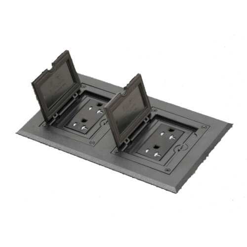 FLBC8520BL Arlington FLBC8520BL 2Gang NonMetallic Floor Box Cover