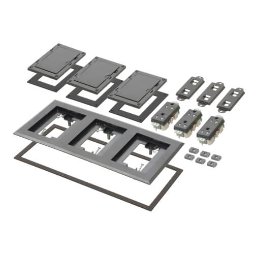 FLBC8530BL Arlington FLBC8530BL 3Gang NonMetallic Floor Box Cover