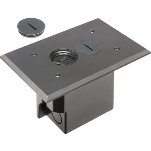 Main product image of Non-Metallic Floor Box for Installed Floors (Black)
