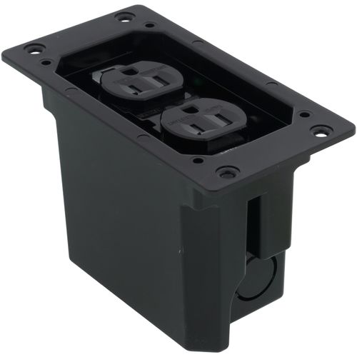 Main product image of Non-Metallic Floor Box for Installed Floors (Black)
