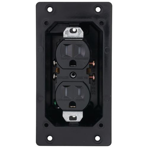 Main product image of Non-Metallic Floor Box for Installed Floors (Black)