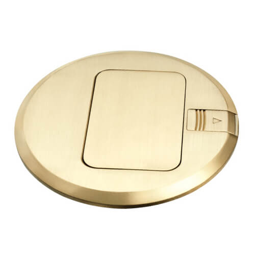 Main product image of Round Trapdoor Cover, Pre-Mounted Gasket (Brass)