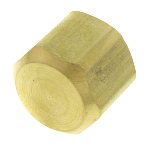 3/8" Brass Flare Cap