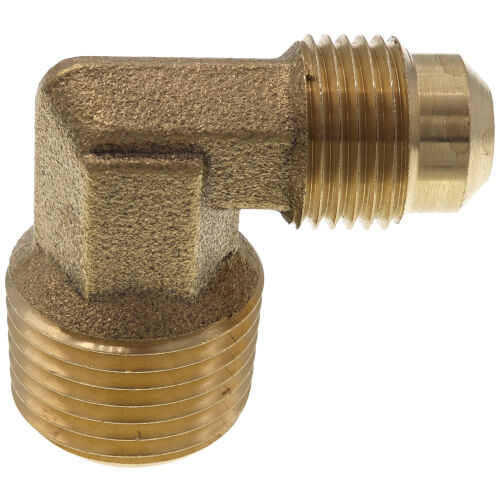 Main product image of 3/8" Flare x 1/2" MIP Brass Elbow