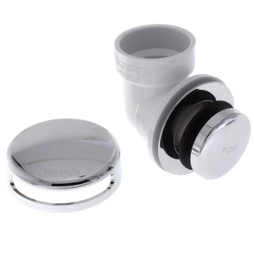 Main product image of Innovator Flex924 Flexible PVC Bath Waste with Foot Actuated Bathtub Stopper and Innovator Overflow (Chrome Plated)
