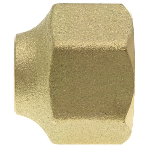 Main product image of 1/2" x 3/8" Brass Short Forged Flare Nut