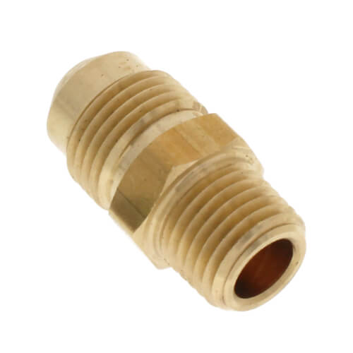 Main product image of 3/8" Flare x 1/4" MIP Brass Half Union