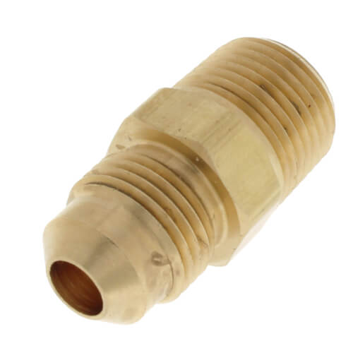 3/8" Flare x 3/8" MIP Brass Half Union