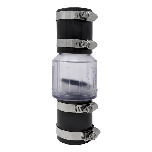 Main product image of FSCV15IC 1-1/2" In-Line Pump Check Valve, (Clear)
