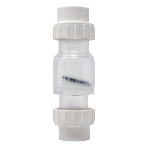 Main product image of FSCV15SWC 1.5" Connection Check Valve, Solvent Weld, Silent, (Clear)