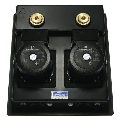 Main product image of Grundfos Flowcenter Module Double Pump Assembly Black Foamed Cabinet, 1" FNPT, 3 Speed, 230V
