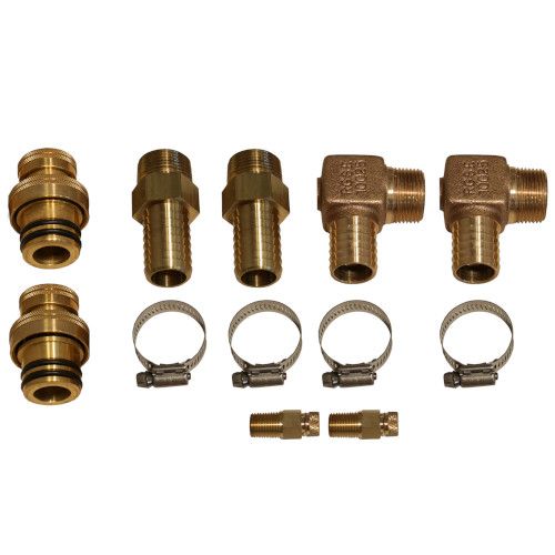 Main product image of 1" MNPT Hose Kit w/ Heat Pump Fittings, Double O-Ring & Swivel Gasket