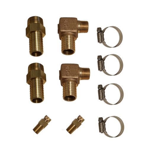 Main product image of 3/4" MNPT Hose Kit w/ Heat Pump Fittings