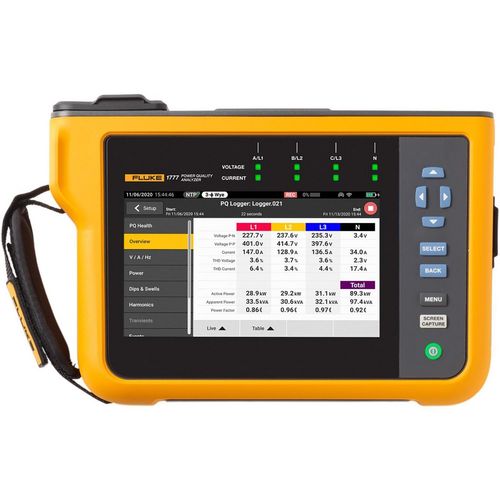 Main product image of Series 1777 Three-Phase Power Quality Analyzer, 8 kV, FLUKE-1777/BASIC