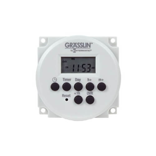 One Channel Electronic Time Switch, 15A, SPDT (24V)