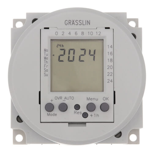 One-Circuit Electronic Time Switch, 16A, SPDT Surface Mounting (24V)