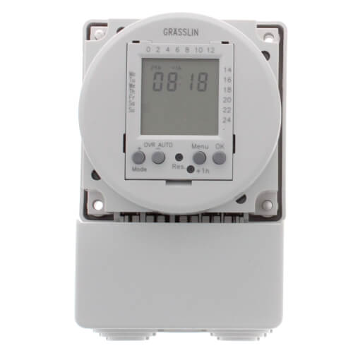 One-Circuit Electronic Time Switch, 16A, SPDT Surface Mounting (24V)