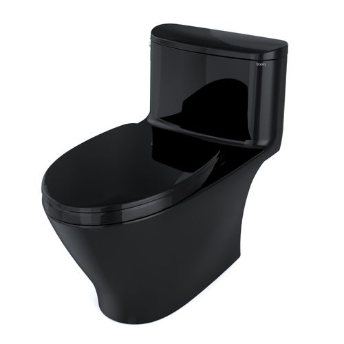 Main product image of MS642124CEF#51 Nexus 1-Piece Elongated 1.28 GPF Universal Height Toilet w/ SS124 Softclose Seat, Washlet+ Ready (Ebony)
