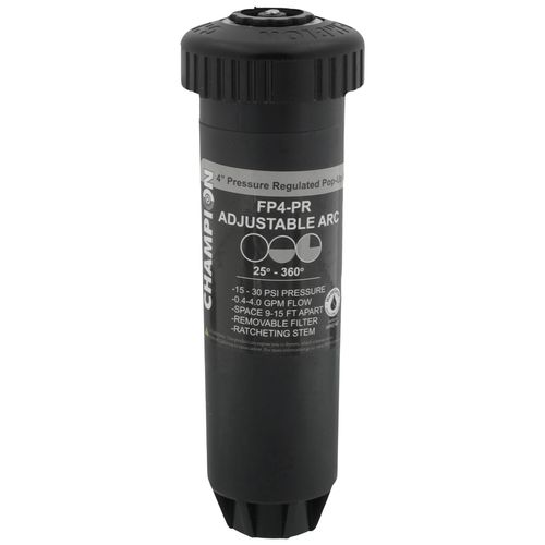 Main product image of 4” Pressure Regulated Pop-Up Sprinkler w/ Adjustable Arc Spray 25-360 Degrees