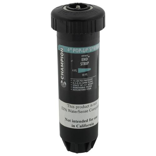 Main product image of 4" Pop-Up Sprinkler w/  4' x 12' End Strip (Plastic)