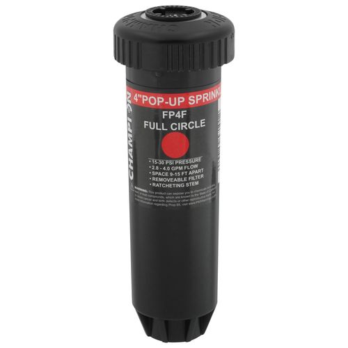 Main product image of 4" Pop-Up Sprinkler w/ 15' Full Nozzle (Plastic)